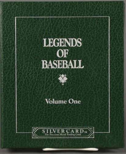 12 SILVER BASEBALL CARDS: 12 SILVER BASEBALL CARDS. 12 silver baseball cards in the Legends of Baseball series: Part II, Vol. I 1900-1972. Includes: First silver card: HOnus Wagner. Also includes: Babe Ruth, Ty Cobb, Lou Gehri