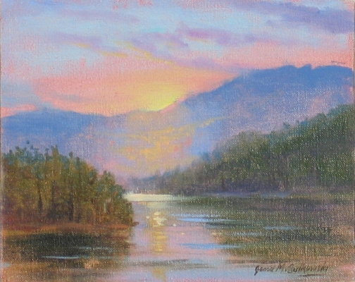 SULKOWSKI SUNSET OVER BALDROCK