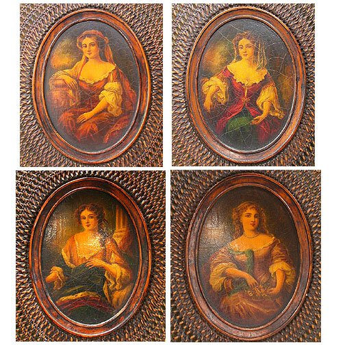 CARVED AND UPHOLSTERED SCREEN French or - 2