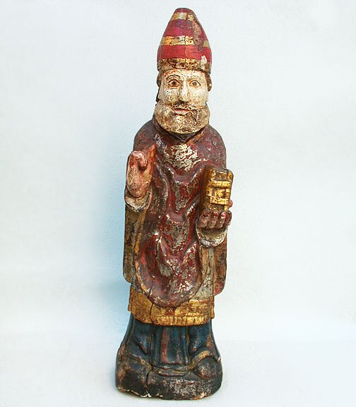 SPANISH SANTOS OF EGENIO Wood. Spanish
