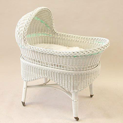 wicker and loom bassinet