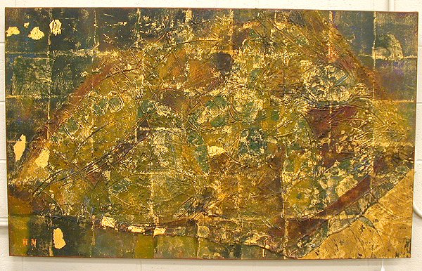 HECTOR NAVARRO "GOYESCA." 1986. Paint,
