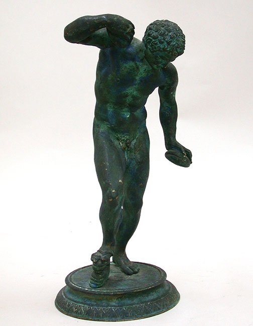 CYMBALS PLAYER BRASS STATUETTE. N/R. La