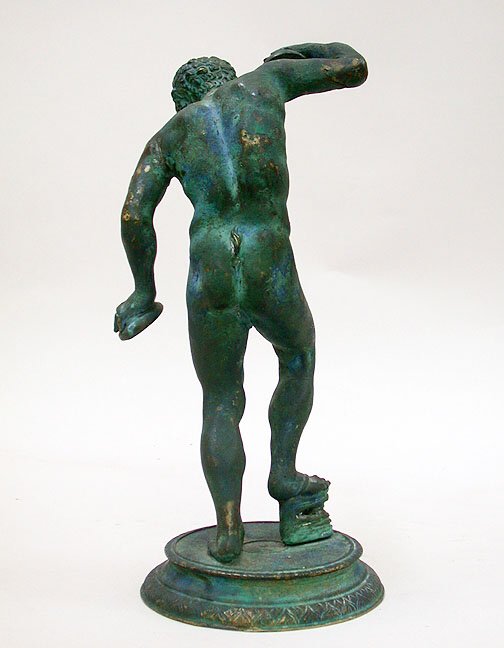 CYMBALS PLAYER BRASS STATUETTE. N/R. La - 3