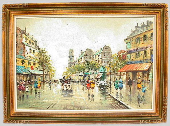 DEVITY OIL OF PARIS. 20th c. Oil on can