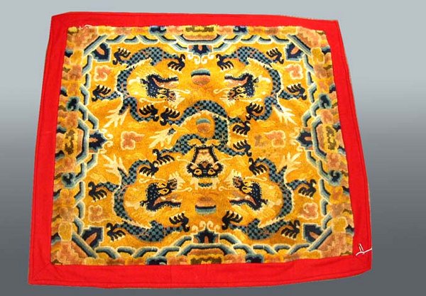 PRIESTS PRAYER RUG. Late 19th/ early 20