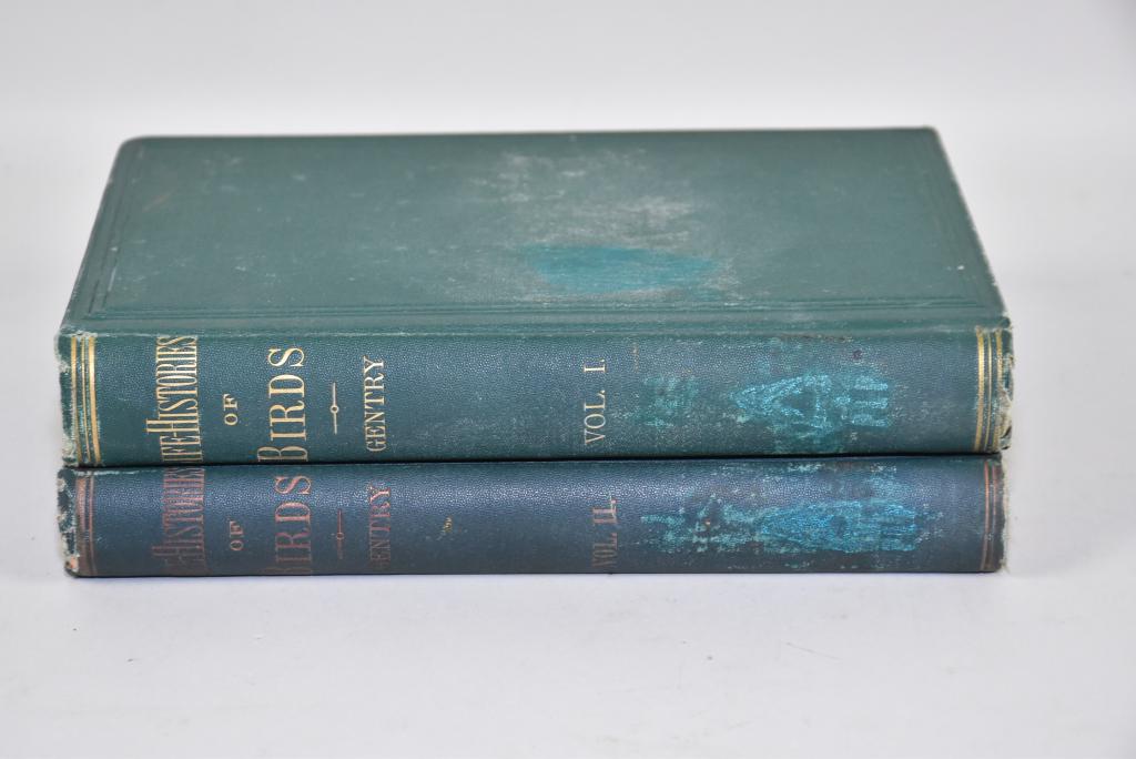 LIFE HISTORIES OF BIRDS OF EASTERN PENNSYLVANIA: LIFE HISTORIES OF BIRDS OF EASTERN PENNSYLVANIA – Thomas G. Genter. Two volumes, 1876. Original cost: $60+.