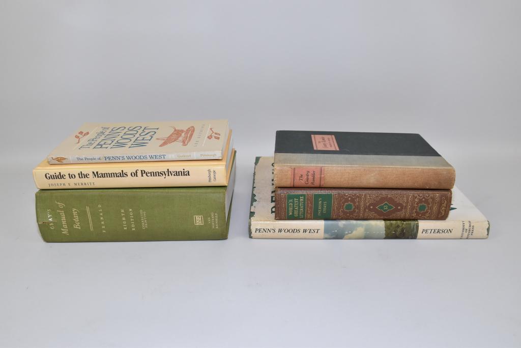 PENNS WOODS WEST – Peterson 1959. The People of: PENNS WOODS WEST – Peterson 1959. The People of Penns Woods West, Gutkind. Grays Manual of Botany, Fernald 1970. Mammals of Pennsylvania, Merritt 1974. The Country Rambler and one other. Six volumes