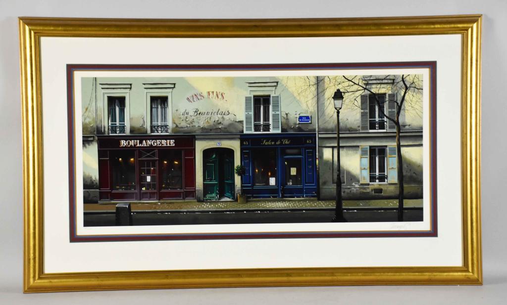 THOMAS PRADZYNSKI (American, 1951-2007). At the ag: THOMAS PRADZYNSKI (American, 1951-2007). At the age of 26, Thomas Pradzynski left his native Poland and traveled to Paris. His interests centered around a strong knowledge of architecture. His ideal w