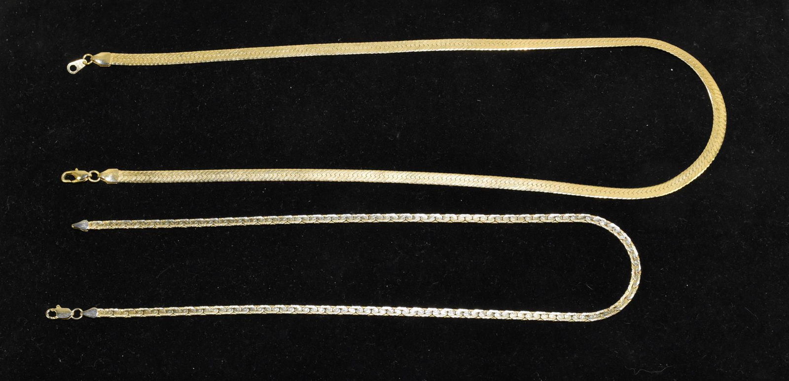 (2) ASSORTED VERMEIL 14K GOLD PLATED CHAIN (1 of 5)