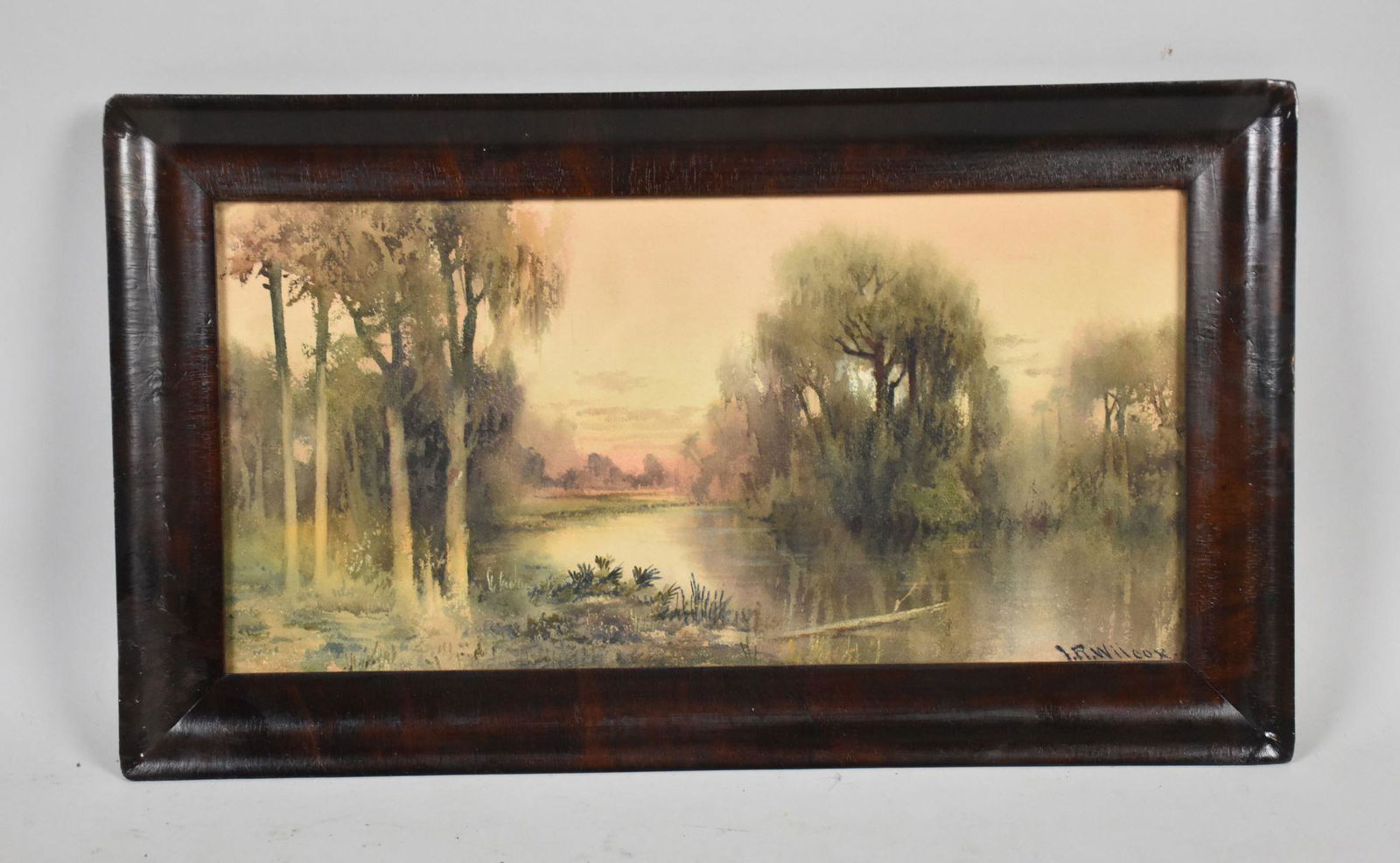 ANTIQUE ORIGINAL JAMES RALPH WILCOX WATERCOLOR (1 of 4)