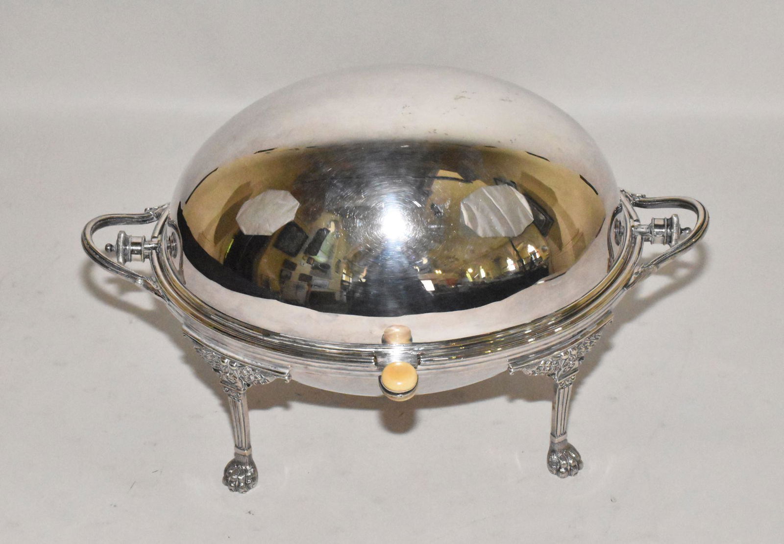 VICTORIAN DOME TOP ENTREE DISH (1 of 6)