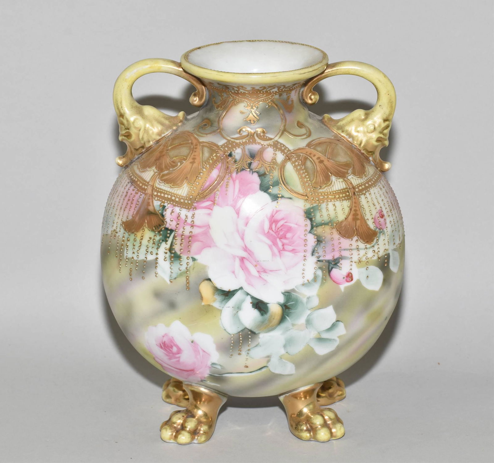 NIPPON HANDPAINTED FLORAL AND GILTED MORIAGE (1 of 7)