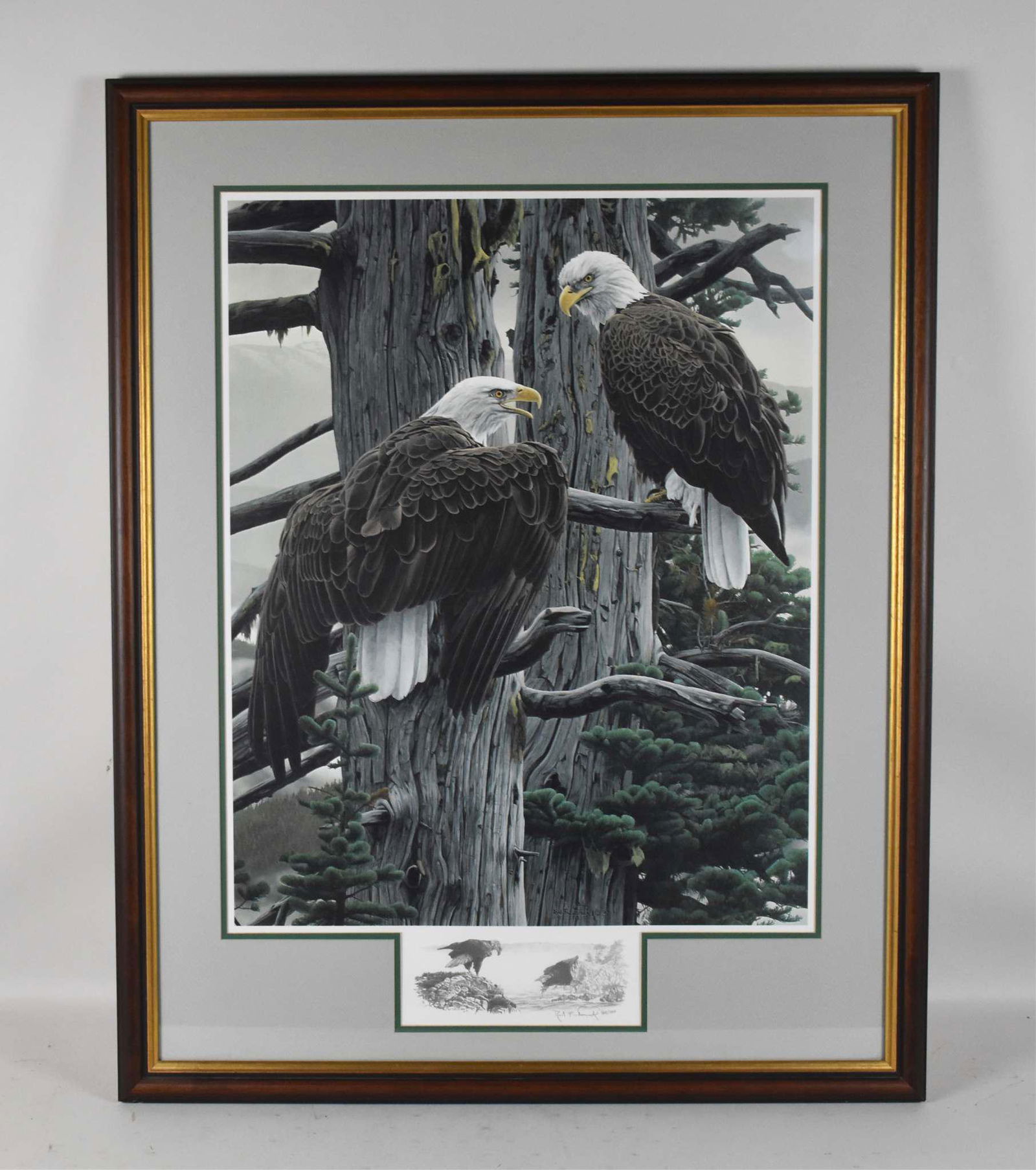 ROD FREDERICK BALD EAGLE LITHOGRAPH (1 of 5)