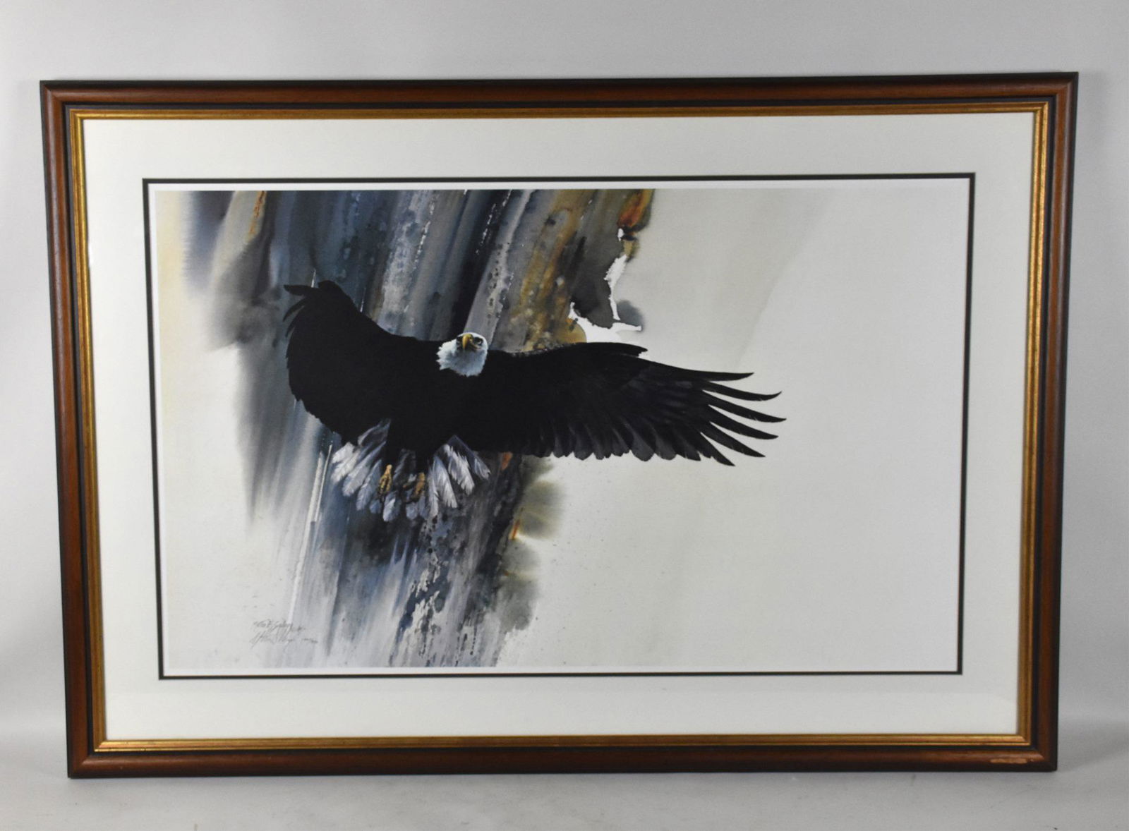 MORTEN E SOLBERG FLYING EAGLE LITHOGRAPH (1 of 4)