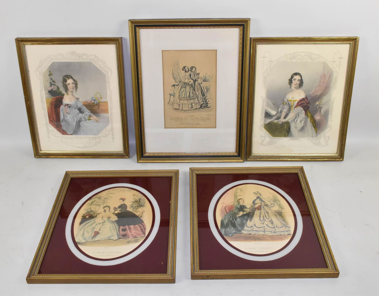 VICTORIAN FASHION PRINTS - Five assorted. In (1 of 6)