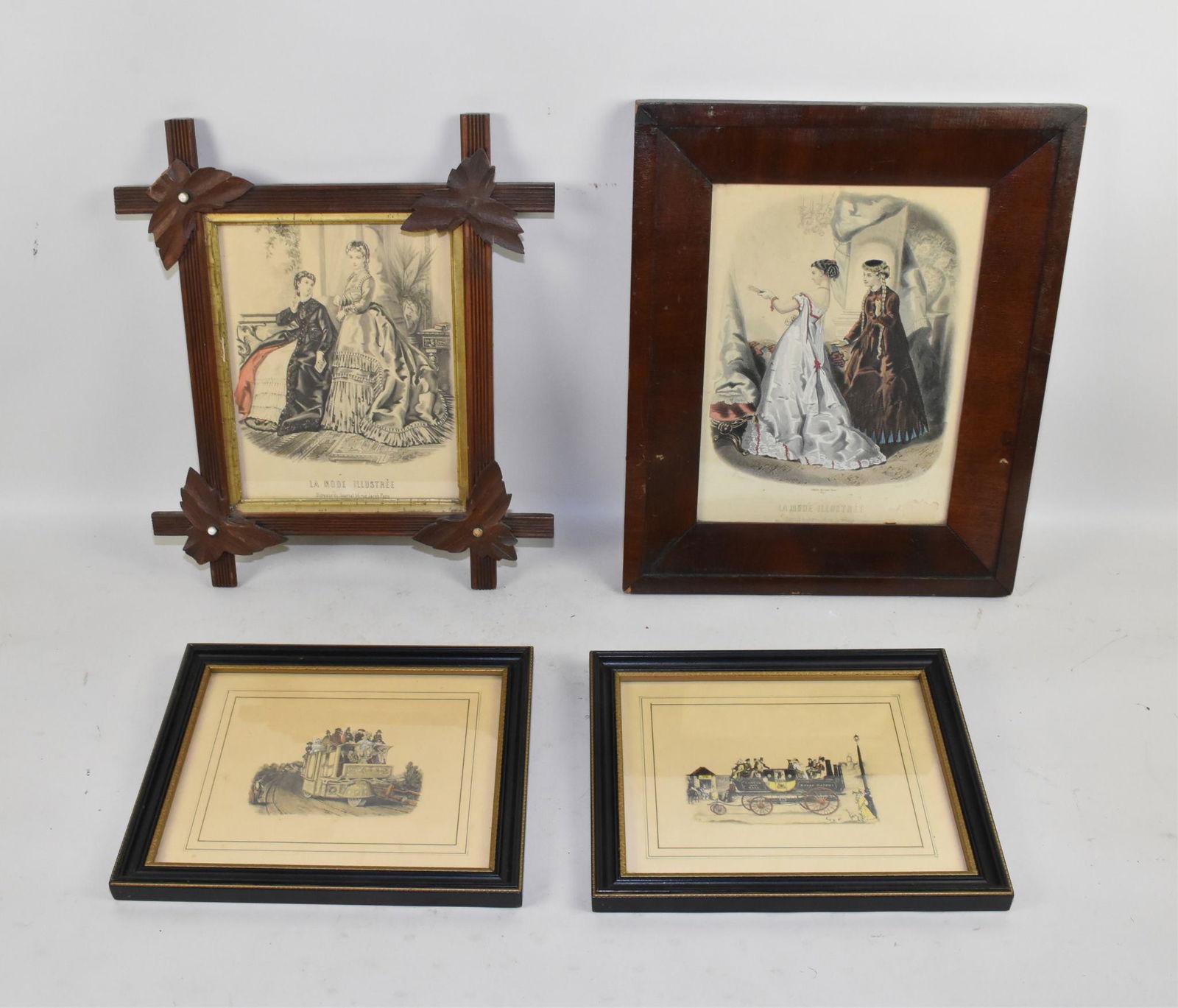 VICTORIAN FASHION PRINTS - Two. In late period (1 of 4)