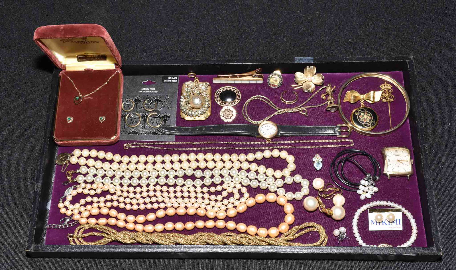 MISCELLANEOUS GOLD FILLED AND CULTURED PEARL (1 of 8)