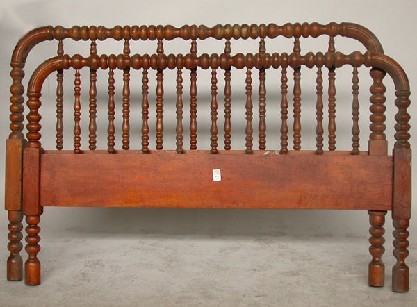 SPOOL BED: SPOOL BED. Headboard and footboard for 3/4-size spool bed.