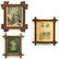 1007: 3 PRINTS IN RUSTIC FRAMES.