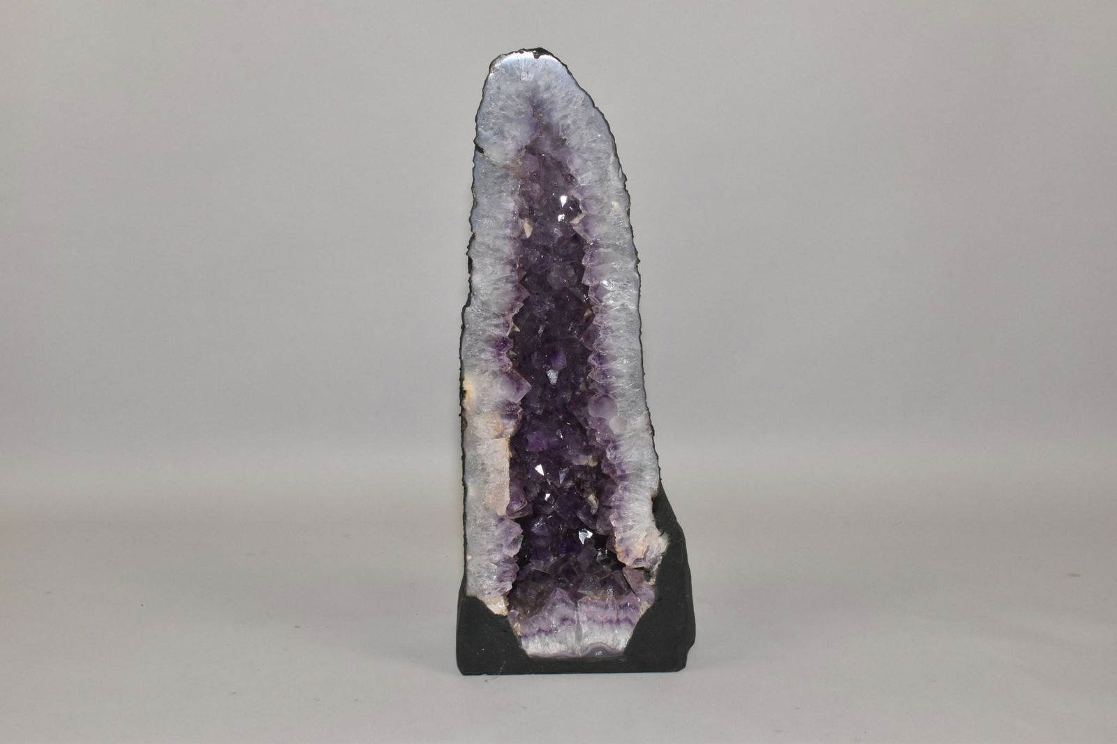 CHIMNEY GEODE -A cut and polished volcanic (1 of 5)