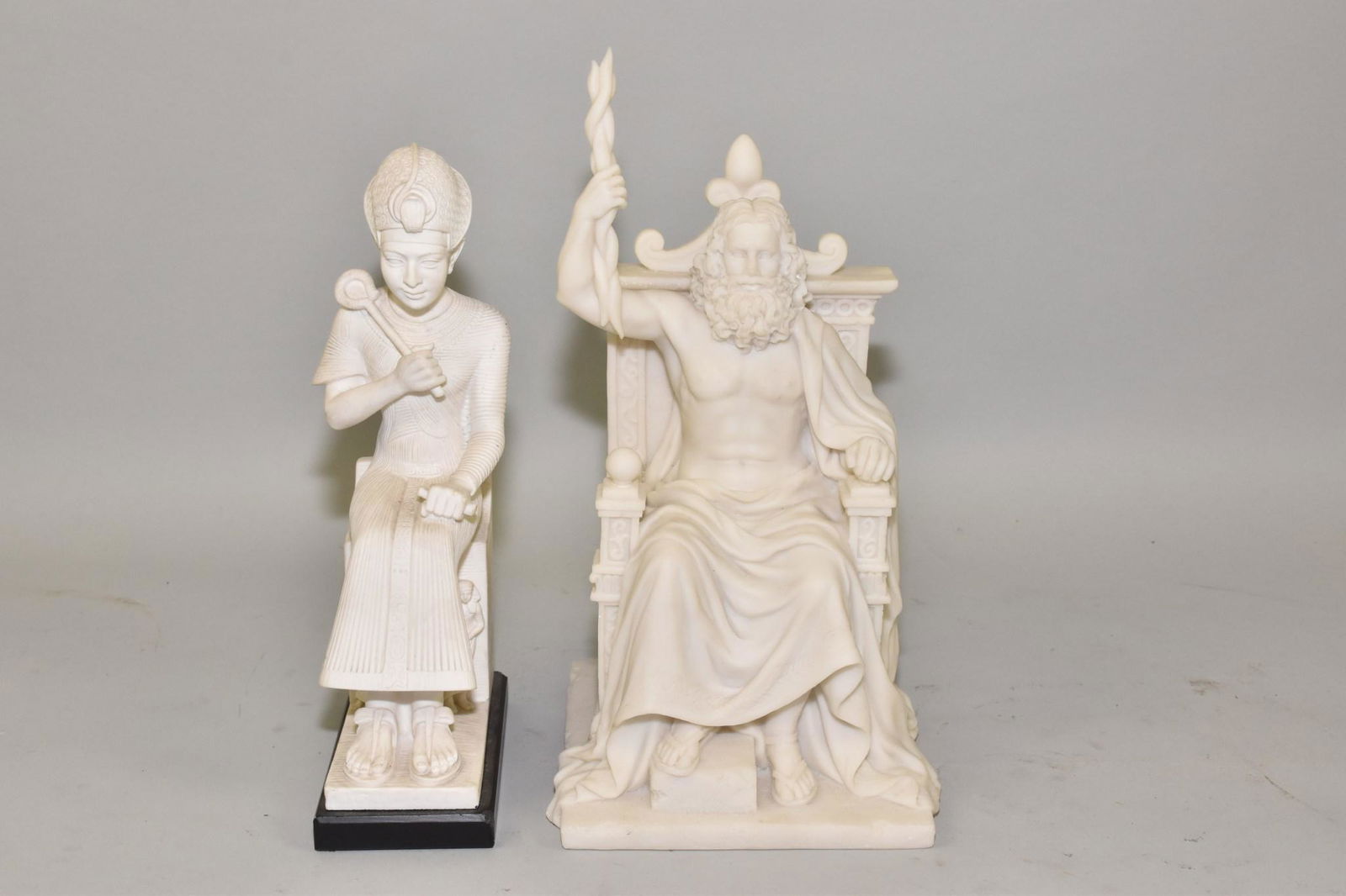 MOLDED RESIN SCULPTURES of ANCIENT FIGURES FROM (1 of 4)