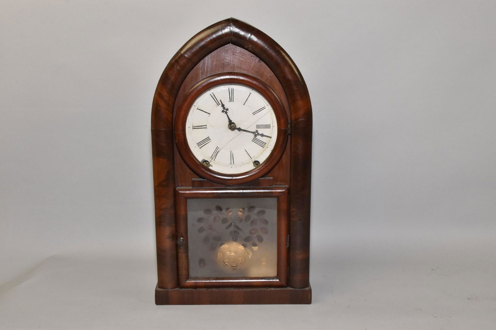 VICTORIAN GOTHIC SHELF CLOCK - Brewster Brass (1 of 7)