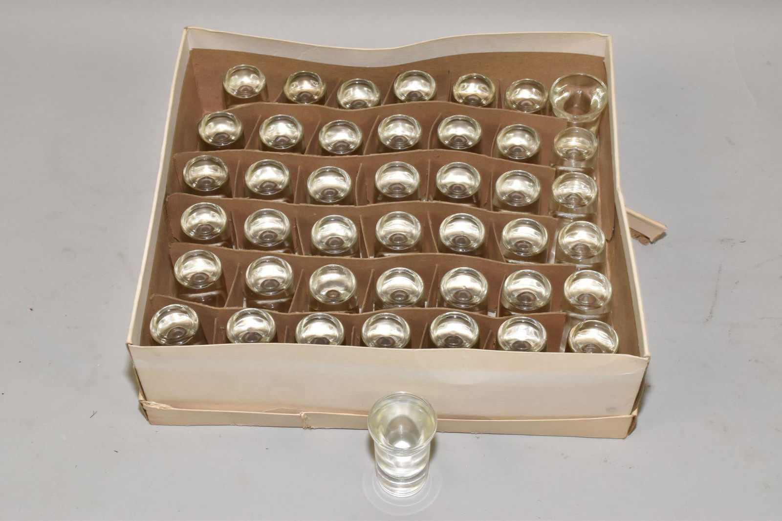 1 OZ. SHOT GLASSES - 42 pieces. (1 of 2)