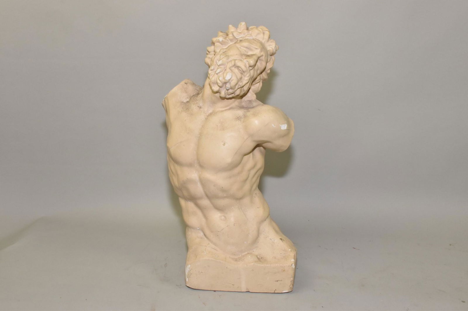CHALKWARE BUST OF LAOCOON - From the classic (1 of 6)