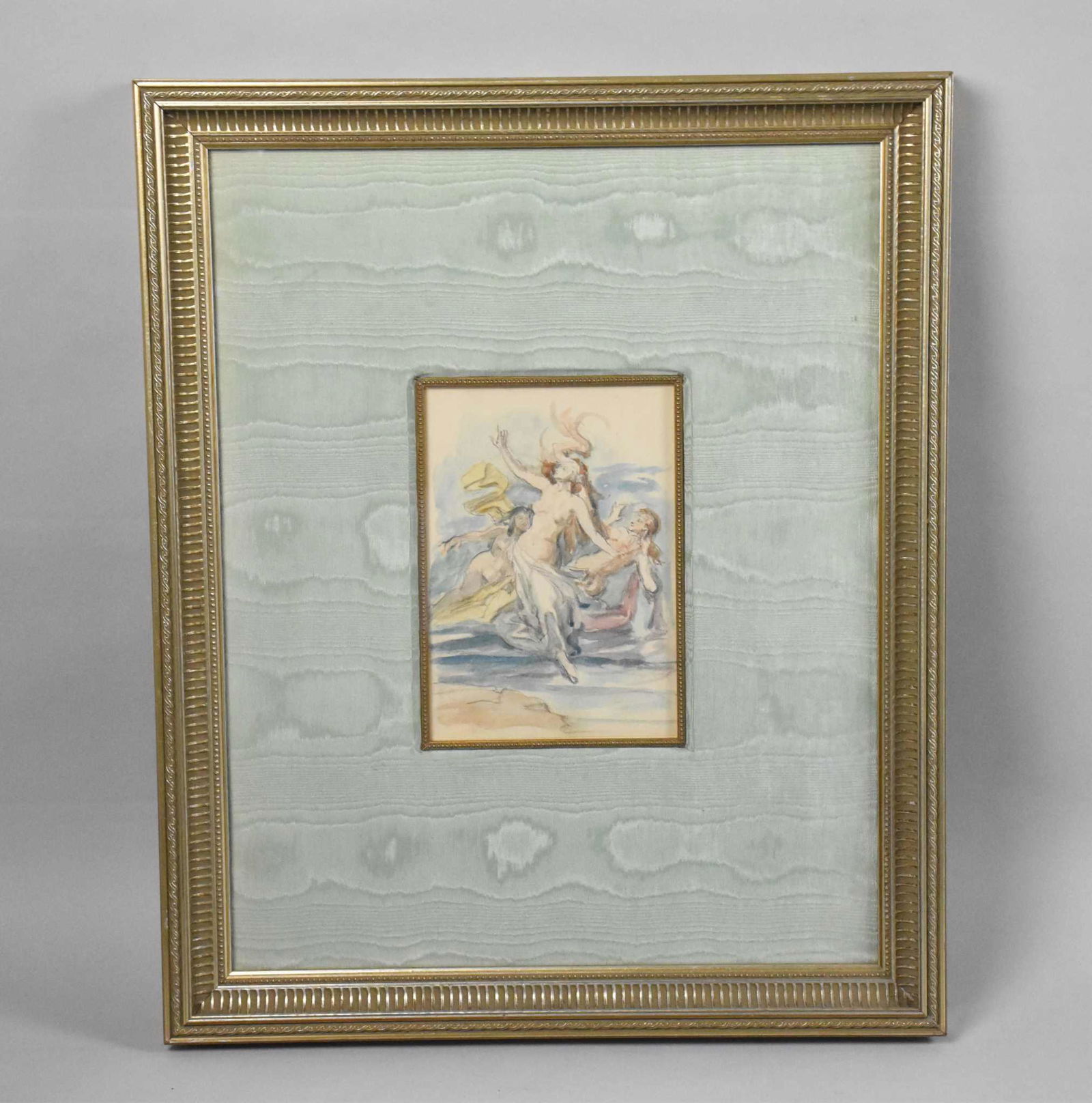 PENCIL & WATERCOLOR - Image of three sirens of (1 of 3)