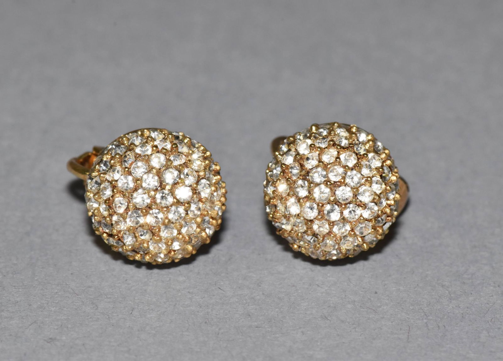 CHRISTIAN DIOR, GERMANY, SNOWBALL CLIP-ON EARRING (1 of 3)