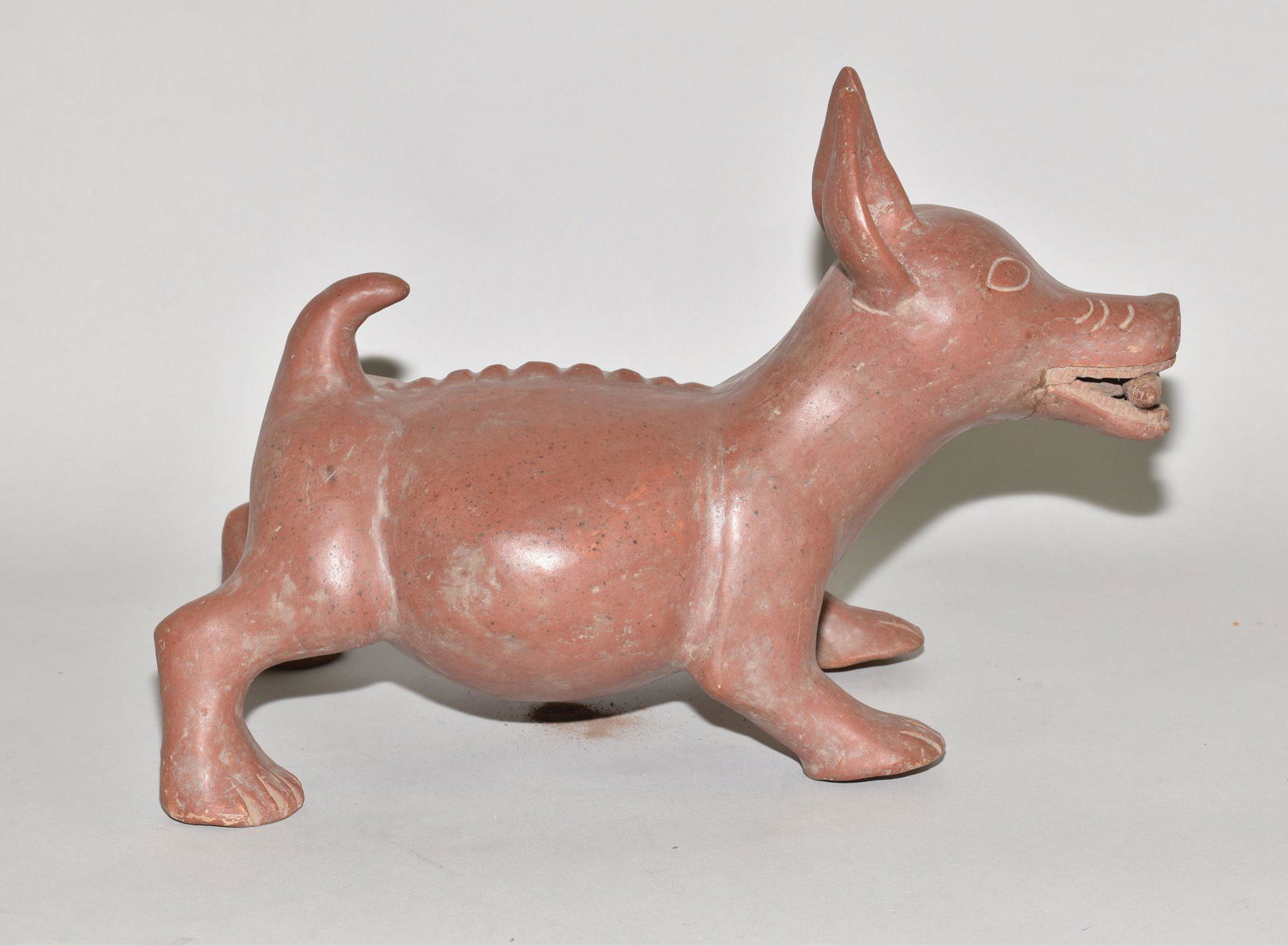 PRE-COLUMBIAN STYLE POTTERY DOG (1 of 4)