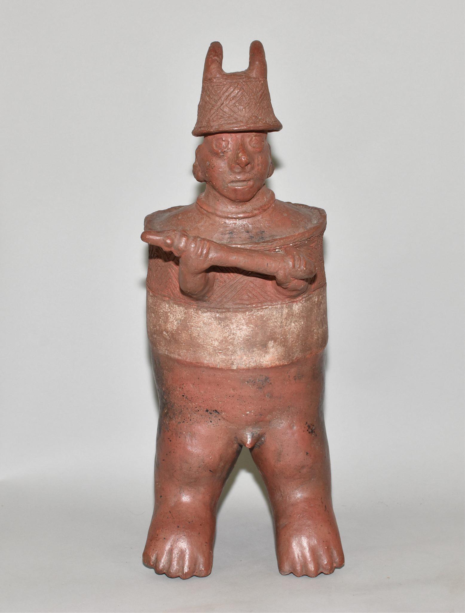 LARGE PRE-COLUMBIAN STYLE HUMAN FIGURE (1 of 6)