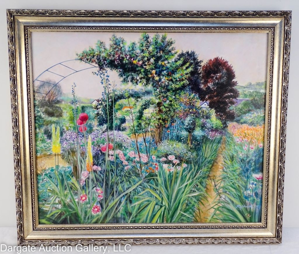 ROLF RAFFLEWSKI GIVENY OIL ON CANVAS (1 of 4)