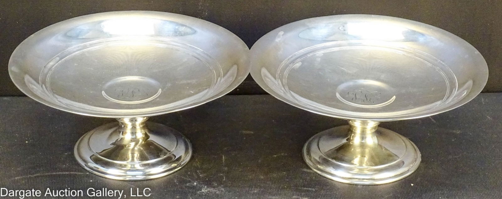 2 LA PIERRE SILVER STERLING COMPOTES # 1672 (1 of 6)