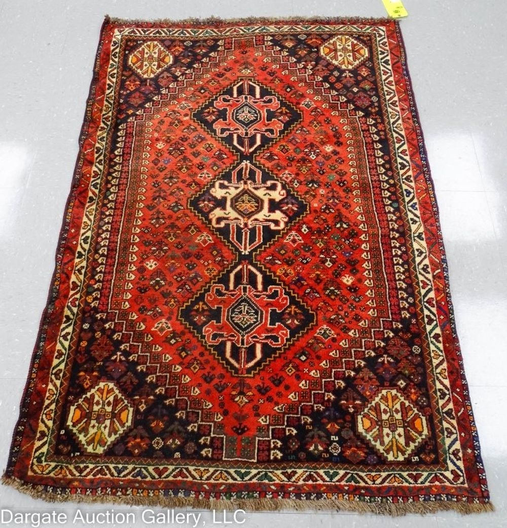 AFGHANISTAN BALUSH RUG 66" x 47.5" (1 of 4)