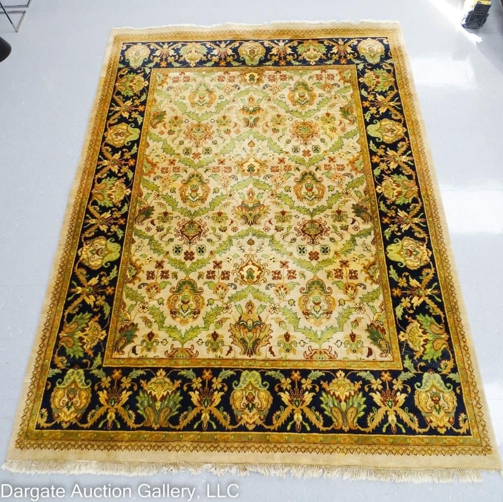 INDIAN AGRA RUG 120" X 95" (1 of 4)