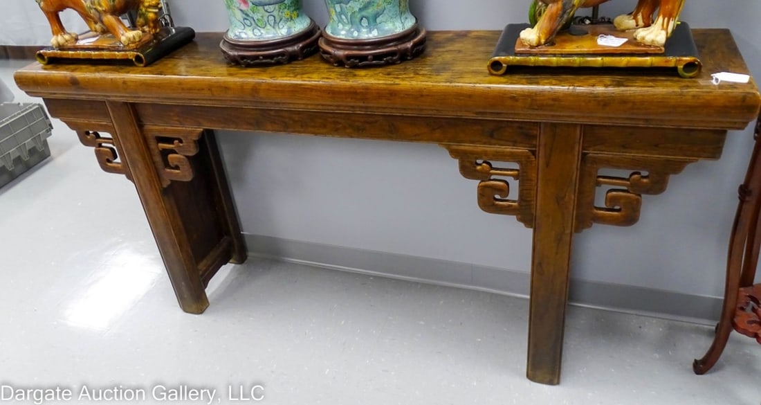 ANTIQUE CHINESE TEAKWOOD ALTAR TABLE (1 of 5)
