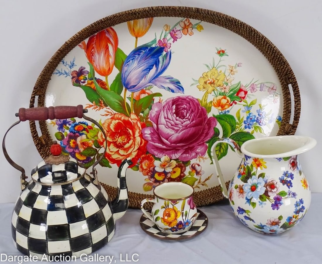 ASSORTED MACKENZIE CHILDS SERVING PIECES (1 of 15)