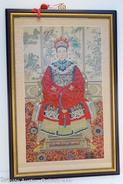 CHINESE CIVIL OFFICAL'S WIFE ANCESTRAL PORTRAIT (1 of 5)