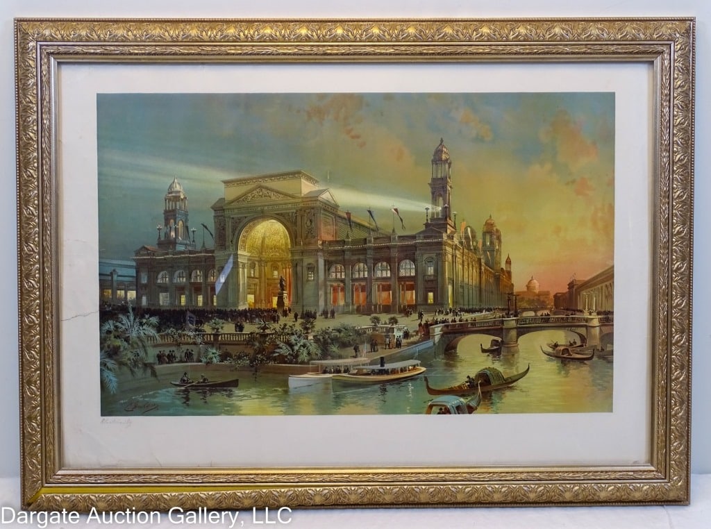 COLUMBIAN EXPOSITION LITHO THE ELECTRICAL BLDG (1 of 6)