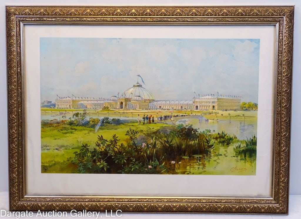 COLUMBIAN EXPOSITION LITHO HORTICULTURE BUILDING (1 of 5)