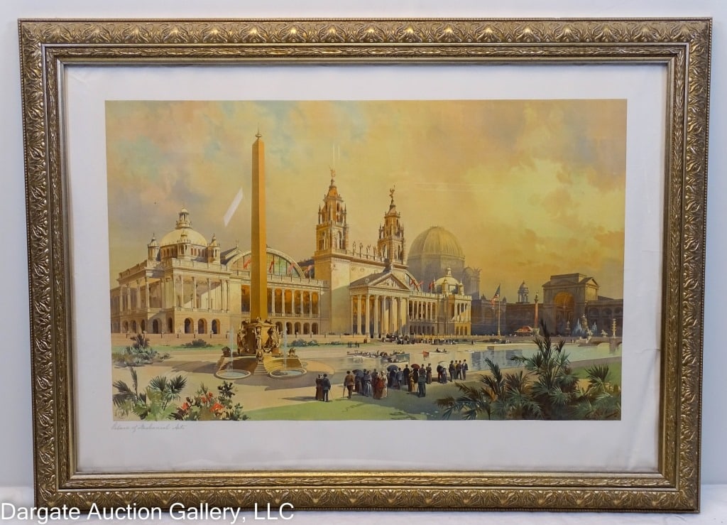 COLUMBIAN EXPO LITHO PALACE OF MECHANICAL ARTS (1 of 5)