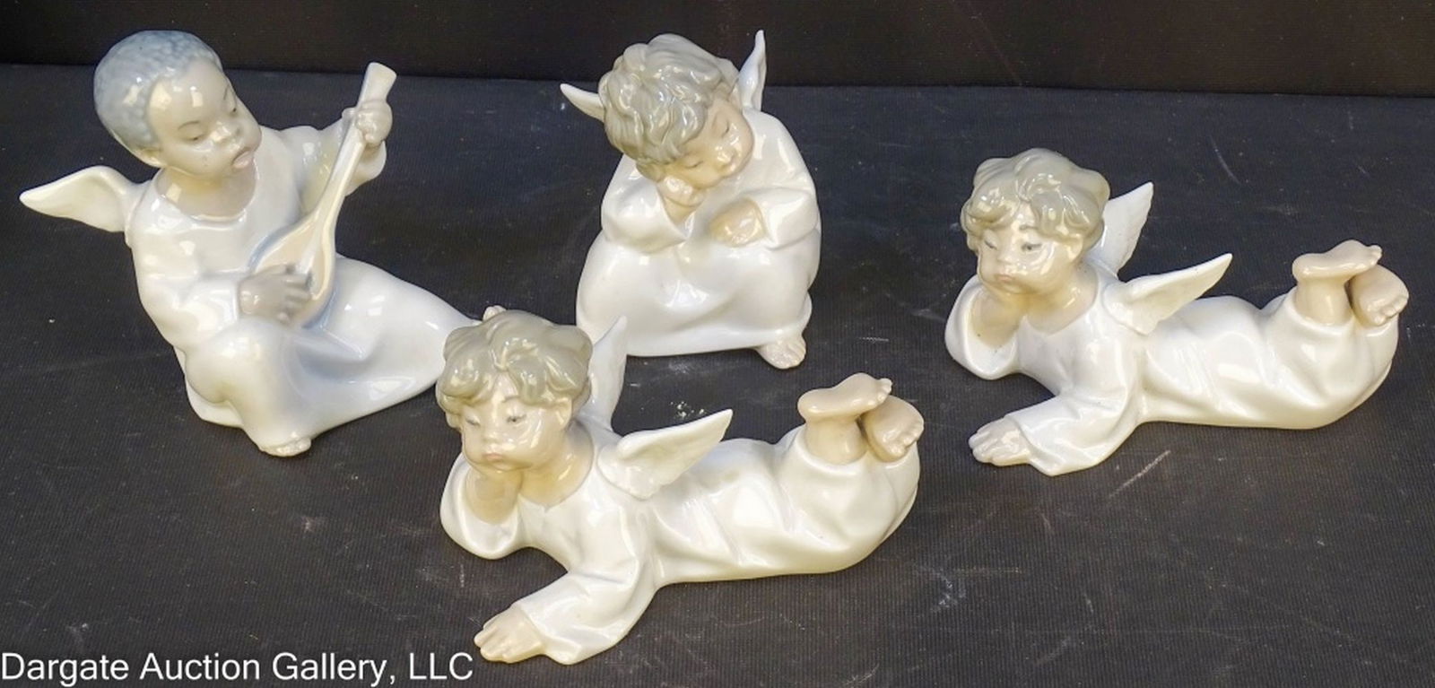 LOT OF 4 LLADRO PORCELAIN ANGEL FIGURINES (1 of 4)