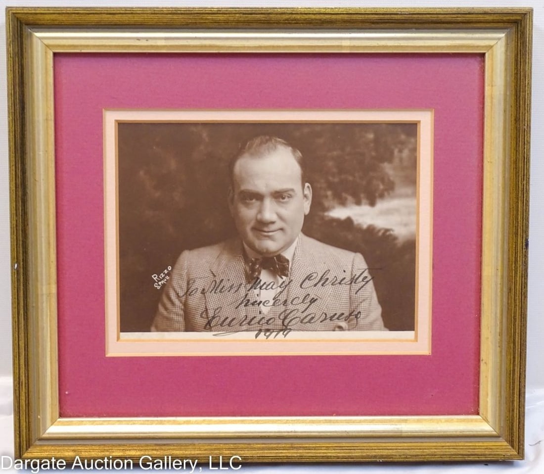 ENRICO CARUSO OPERA SIGNED SIGNED PHOTOGRAPH (1 of 3)