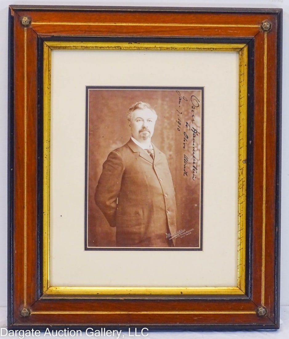 OSCAR HAMMERSTEIN (1846-1919) SIGNED PHOTOGRAPH (1 of 4)