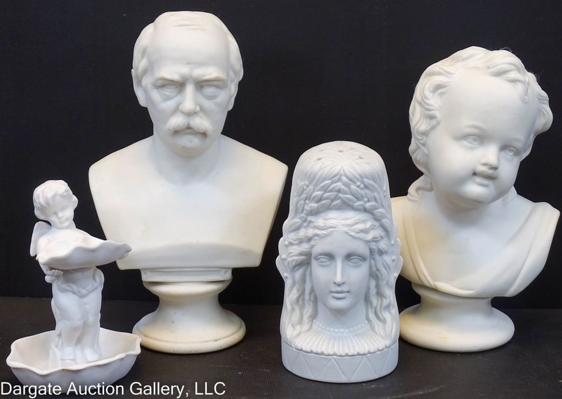 4pcs ASSORTED PARIAN WARE (1 of 6)