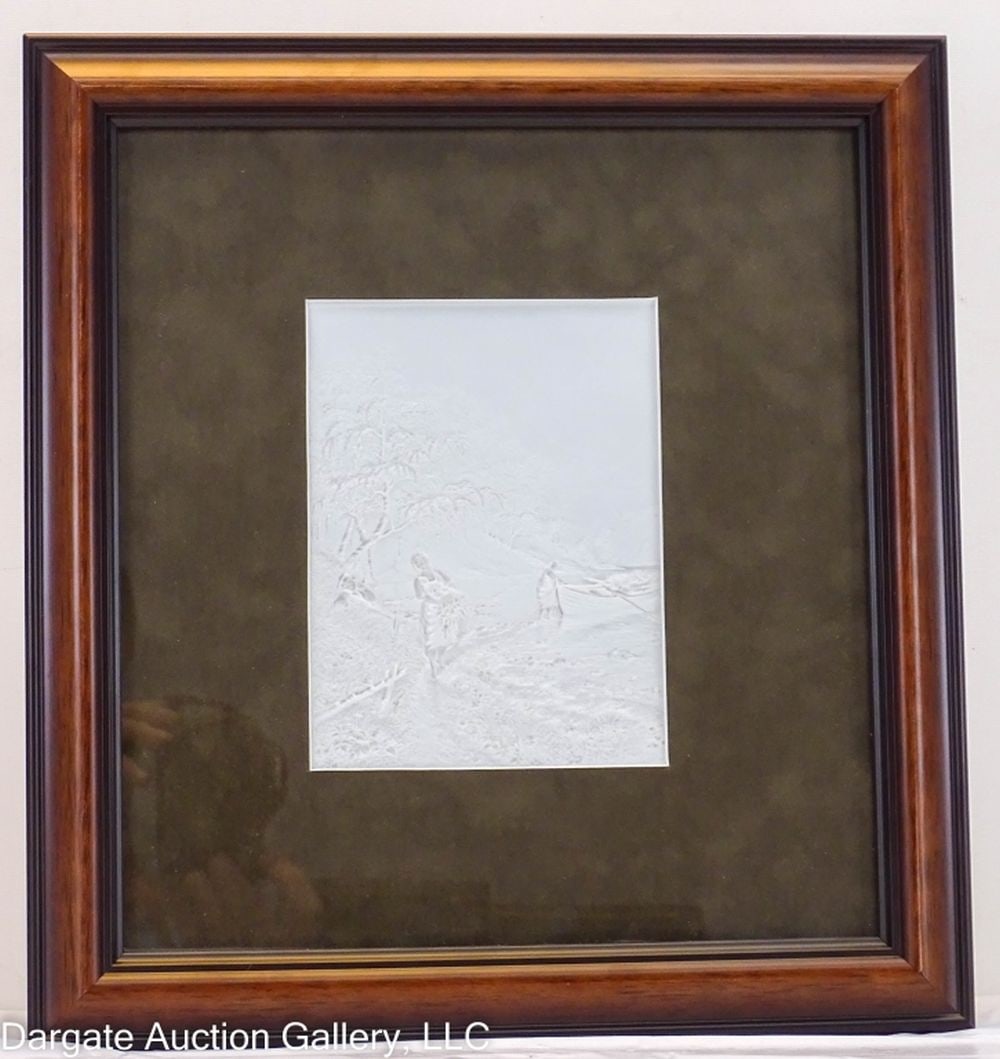 ANTIQUE LITHOPHANE PANEL IN LIGHTED BOX (1 of 4)