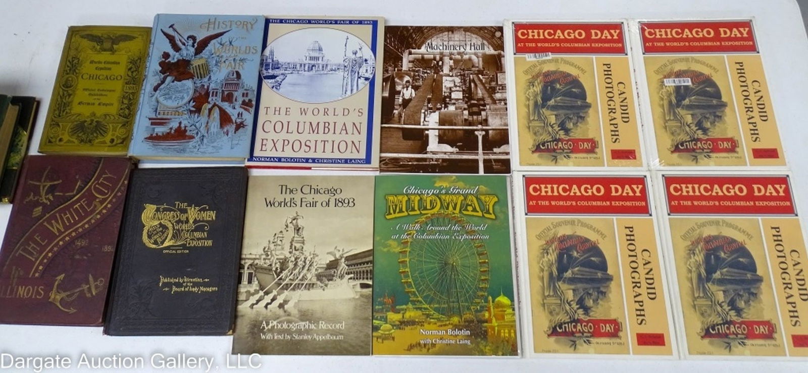 16 CHICAGO WORLD'S COLUMBIAN EXPOSITION BOOKS (1 of 4)