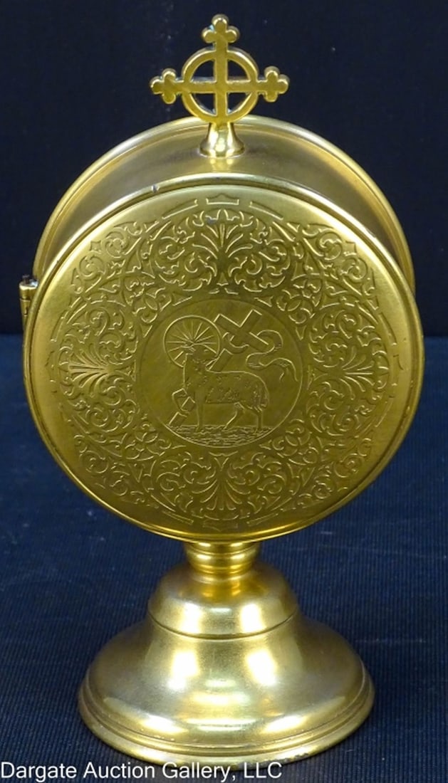 7" STANDING PYX CUSTODIAL TABERNACLE LUNA HOLDER (1 of 5)